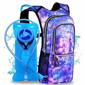 NEW Sojourner Hydration Pack Backpack Galaxy with 2L Water Bladder